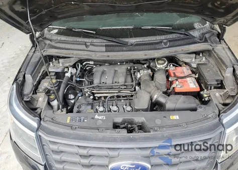 2016 Ford Explorer Police Interceptor из США, поврежденный, VIN 1FM5K8ARXGGB12992